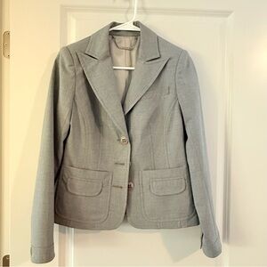 Trina Turk Light Gray Blazer-Lindberg Jacket-NWT